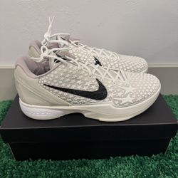 Nike Kobe VI 6 Protro "All Star 2.0" FQ3546-100 Sail Black Light Bone White 11M