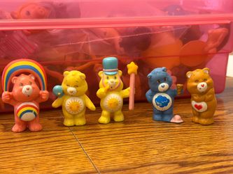 Care Bears figurines from 90s