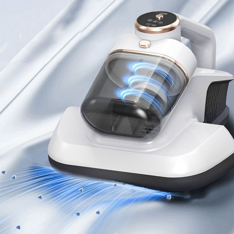 Cordless Mattress Vacuum Cleaner with 8Kpa Suction,UV-C Light and Washable HEPA Filter,Lightweight and Effective for Deep Cleaning Mattresses,Sofas,an