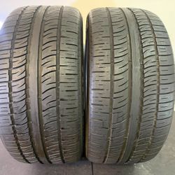 V795  295 40 22 112W  Pirelli  Scorpion Zero  2 Used Tires 70%-80% Life 