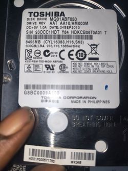 500gb harddrive