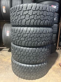 SET OF 4 USED TIRES MICKEY THOMPSON BAJA BOSS AT…285/45/22