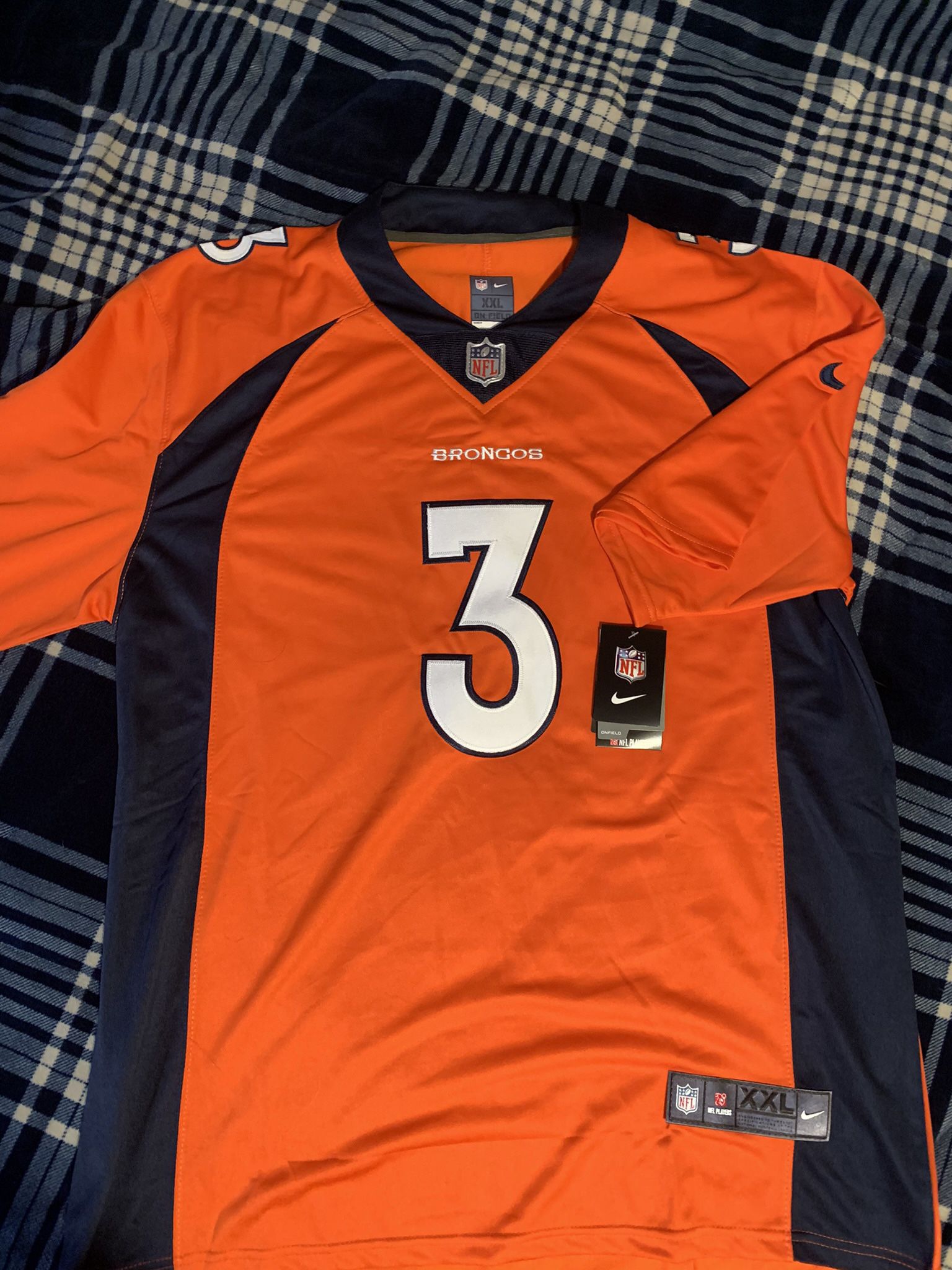 russell wilson jersey broncos stitched