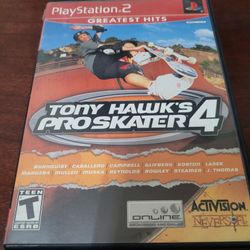 Tony Hawk Pro Skater 4 Tested& CIB Playstation 2