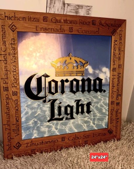 Corona LIGHT mirror.
