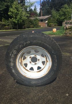 Toyo A/T OPEN COUNTRY P215/275 R15 15in 15” steel rim and tire