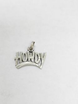 James Avery Retired HOWDY TEXAS A&M Silver Charm