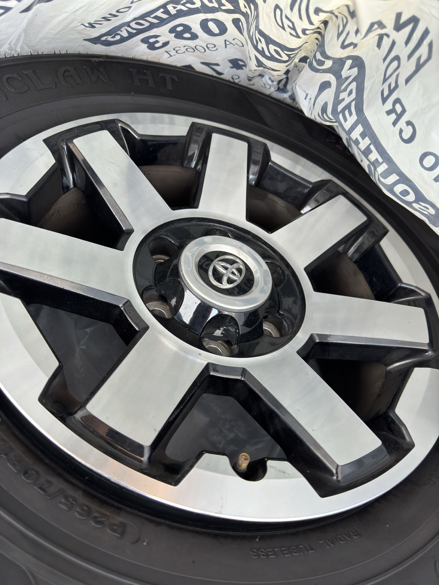 Toyota OEM 4Runner Rims And Tire