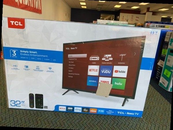 Brand New TCL 32 TV open box w/ warranty