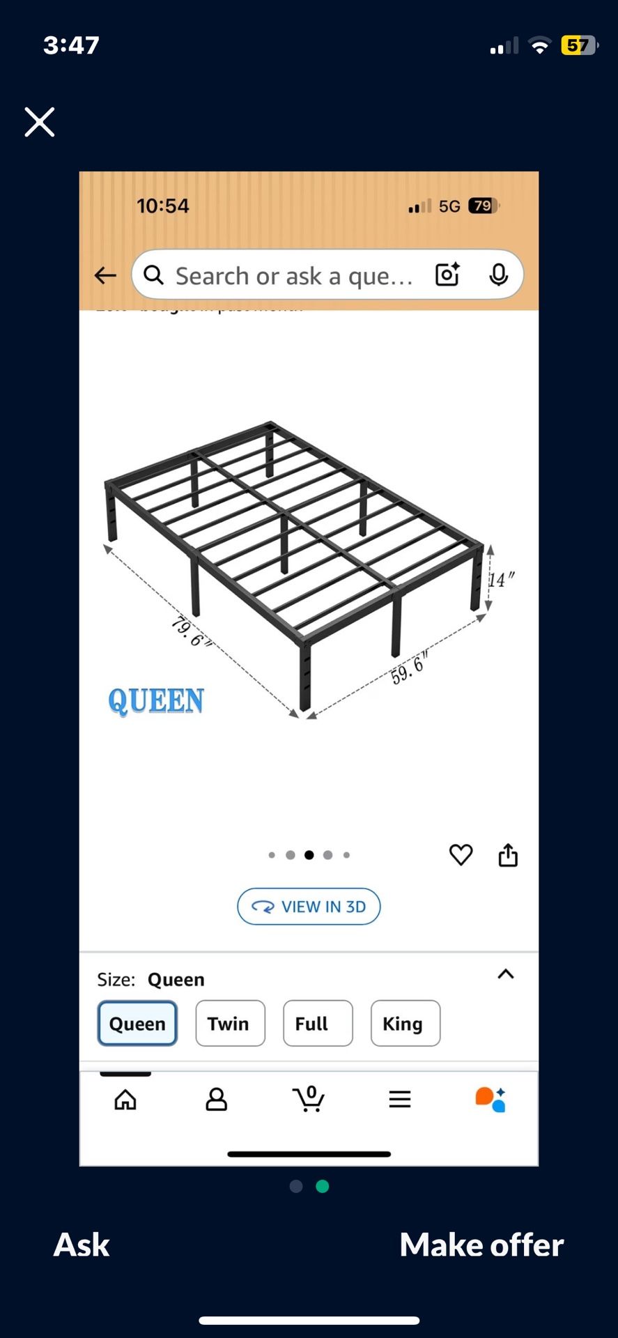 Queen Bed Frame