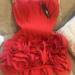 Corset Floral Dress M
