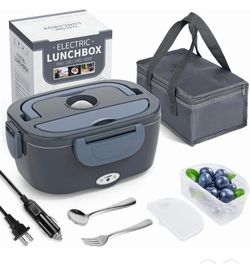 Electric Lunch Box Food Warmer with Bag