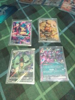 Korean Pokémon TCG Holo Cards Lot of 4