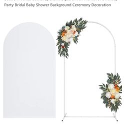 7.3 White Wedding Arch With White Cover