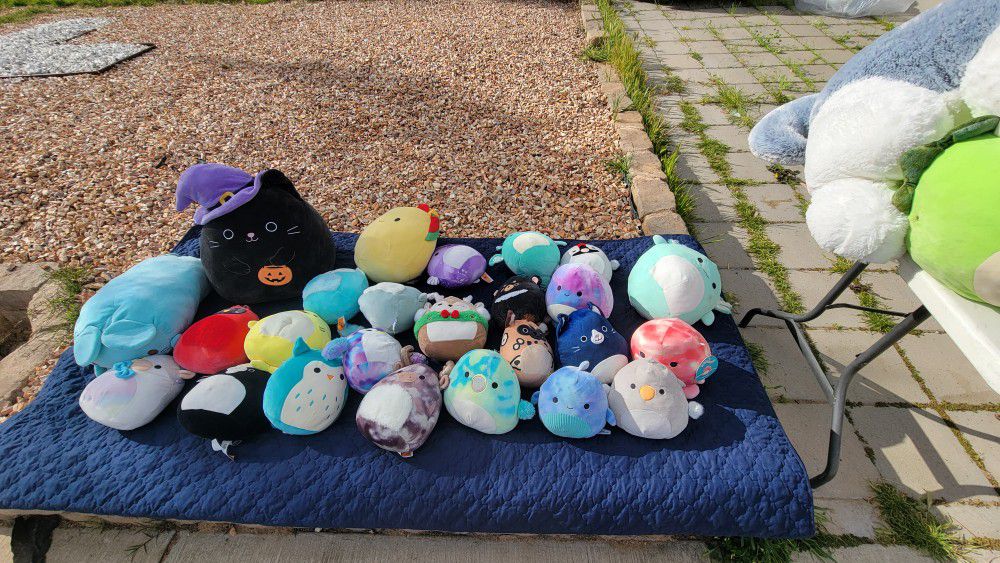 Squishmellows And Other Stuffed Animals