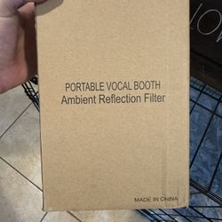 New In Box Microphone Isolation Shield