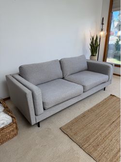 Free Delivery! Article Timber Pebble Gray Sofa