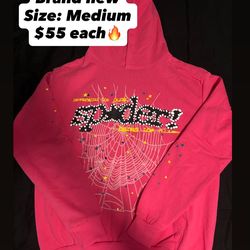 Pink spider hoodie