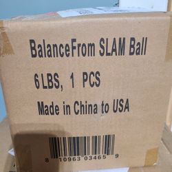Balance SLAM Ball,  Weight Bench and Elliptical Machine.