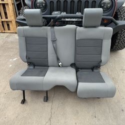 Jeep Wrangler JKU 4 Door Rear Seat Oem 2007 Through 2010 Grey