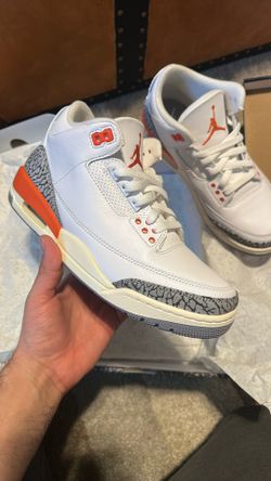 Jordan 3 White / Orange / Sail