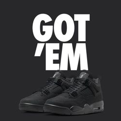 Air Jordan 4 Retro “BLACK CAT” 🐈‍⬛ 