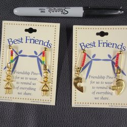 (2) Best Friend Pins