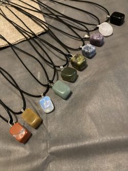 Gemstone Pendant Necklace 