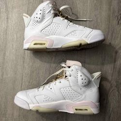 Air Jordan 6 Retro Gold Hoops - size: 9.5
