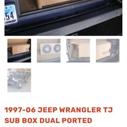 Jeep Tj Subwoofer Box 