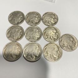 Buffalo Nickels Lot