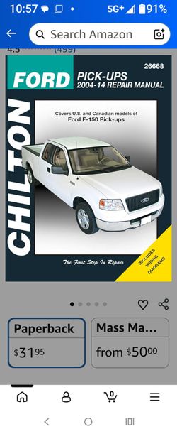 Ford pick ups repair manual