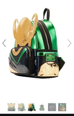 Loungefly marvel avengers Loki metallic mini backpack