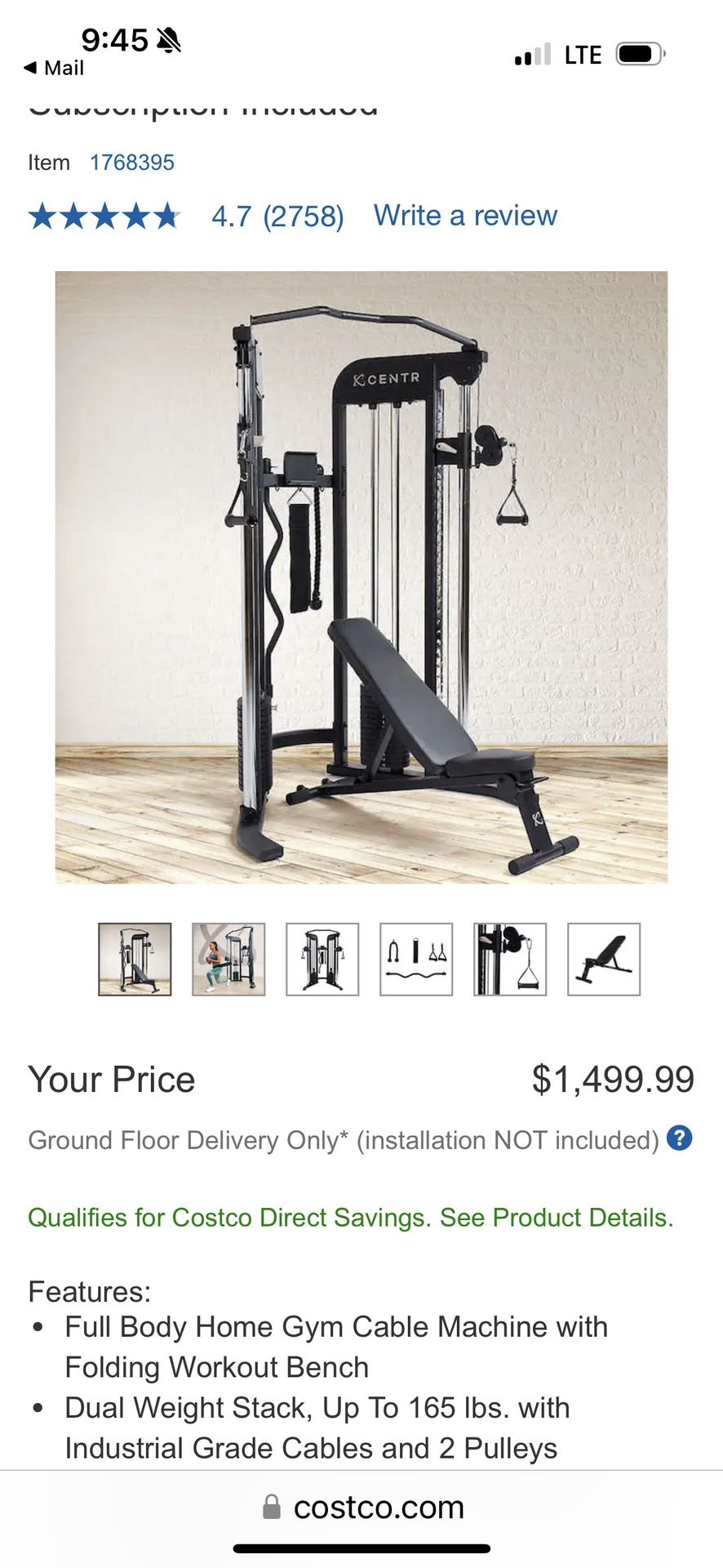 Complete Home Gym! Excellent/Brand New Condition!!