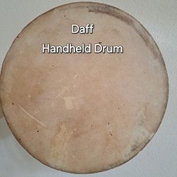 Handheld Drum Sheepskin Approx 15 inches Diameter 