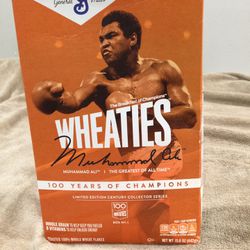 Wheaties Cereal Box With Muhammad Ali On It