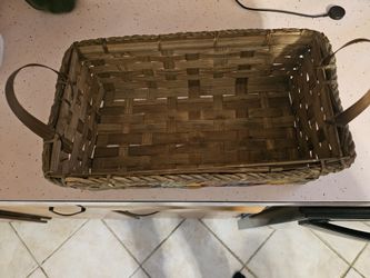 Basket With Fruit On The Front 