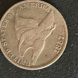 1857 Flying Eagle Cent