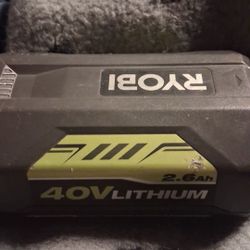 40V Lithium-Ion 2.0 Ah Battery  LIKE NEW