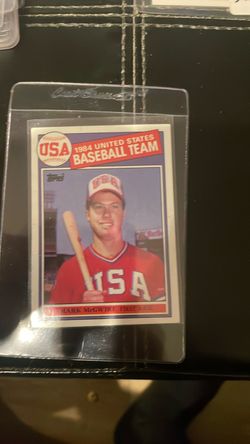 1985 Topps, USA, United States baseball team trading card