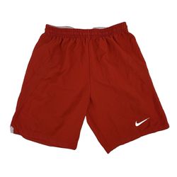 Nike Dri-Fit Kids Athletic Soccer Shorts Red Size Youth M
