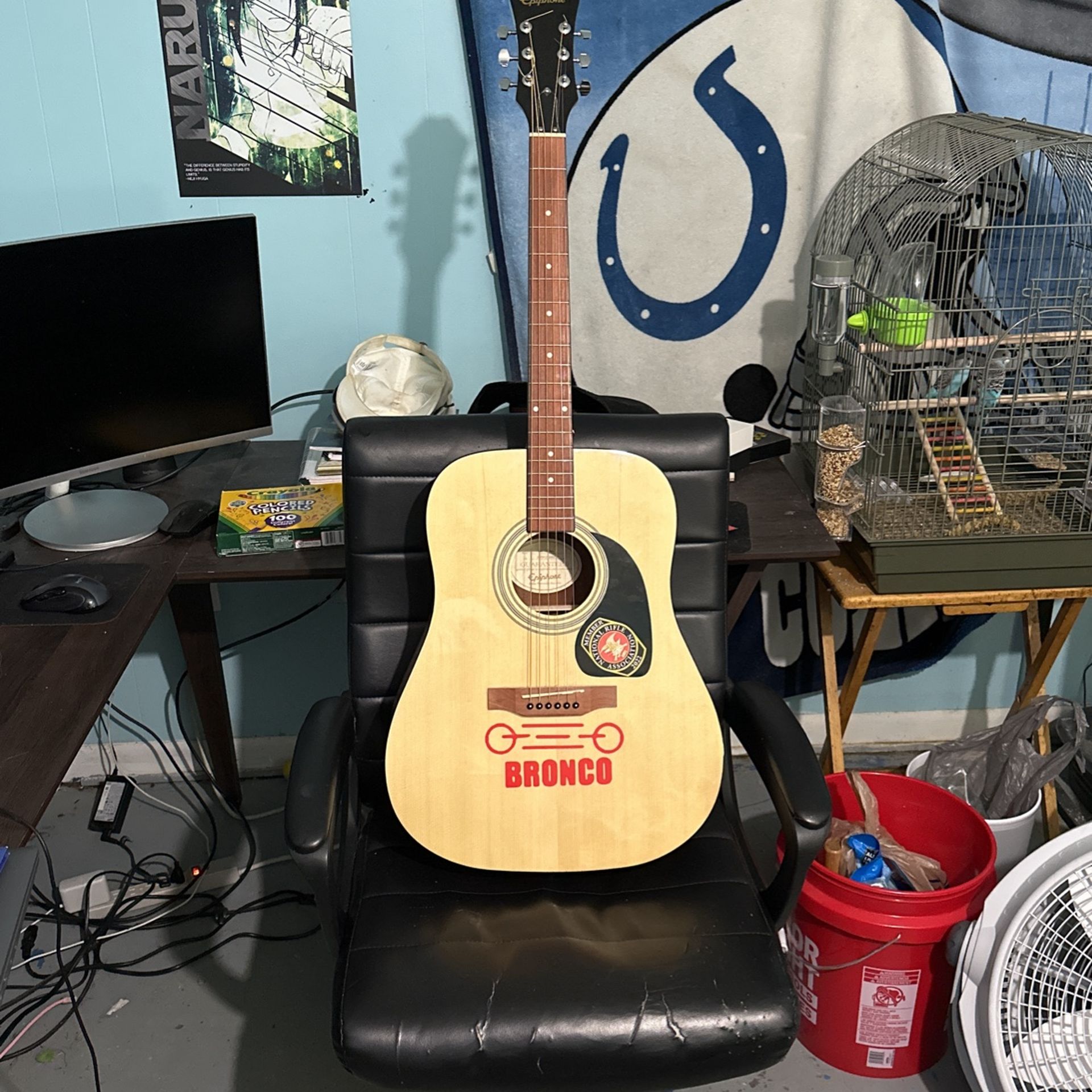 Gently Used Epiphone Acoustic Guitar