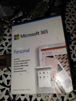 Microsoft 365 Personal 12-Month Subscription