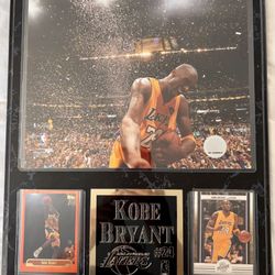 Kobe Bryant Championship Plaque