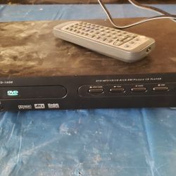DVD Player With Remote