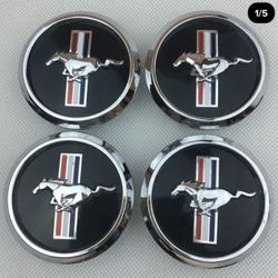 Ford Mustang Center Caps, 68mm (New)