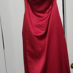PROM DRESS- Size 8 Strapless Dress Apple 