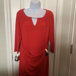 Women Red Dress- medium 