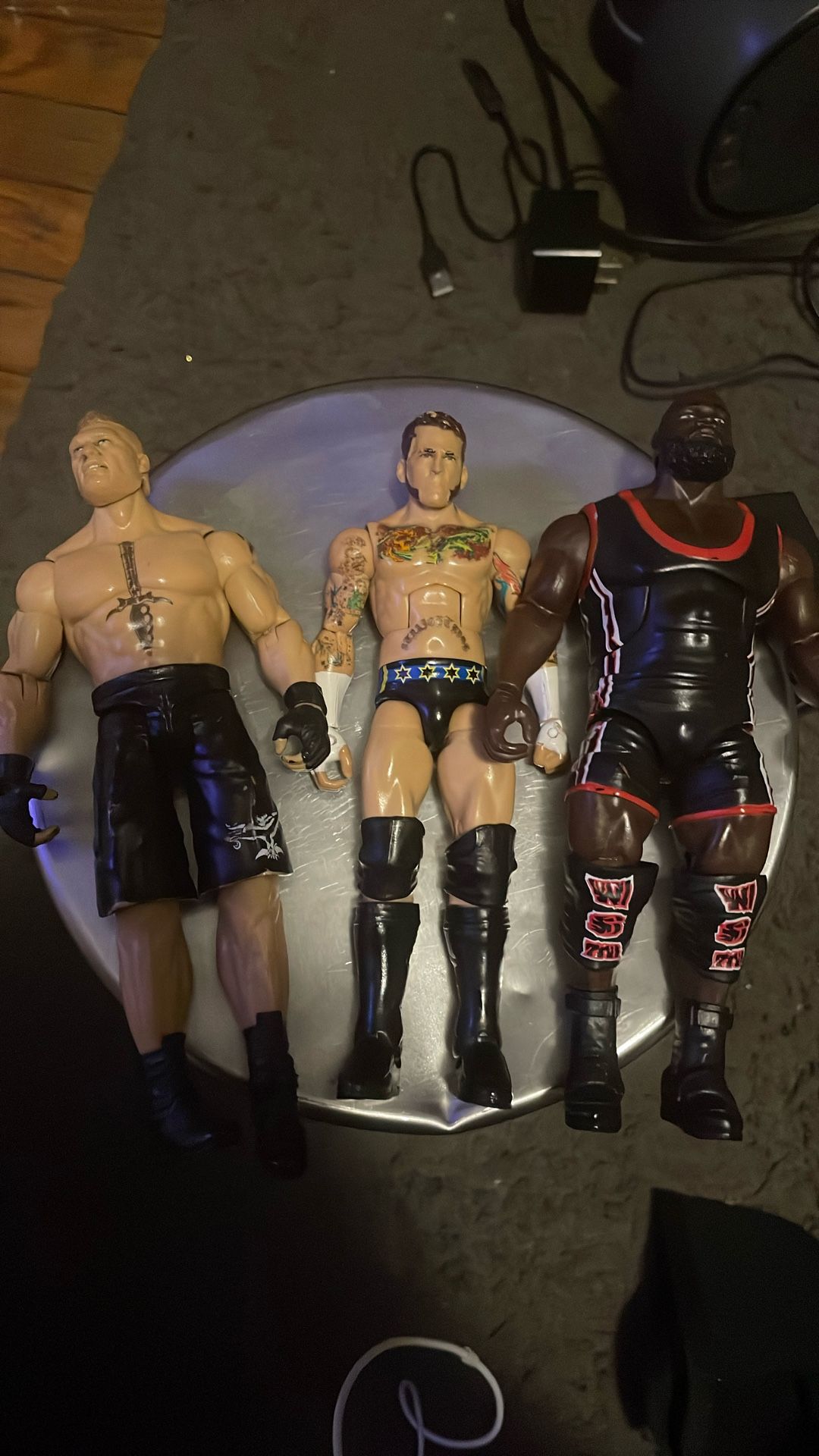 WWE Basics & Elites Brock Lesnar,CM Punk,Mark Henry