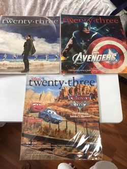 3 DISNEY 23 MAGAZINES “CARS & STAR WARS ROGUE ONE AND THE AVENGERS BY MARVEL. BRAND NEW
